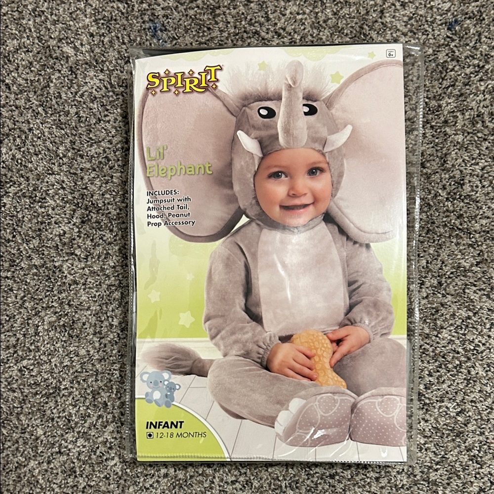 Spirit Elephant Infant Costume - Gray
